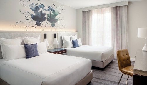 Chambre, 2 grands lits