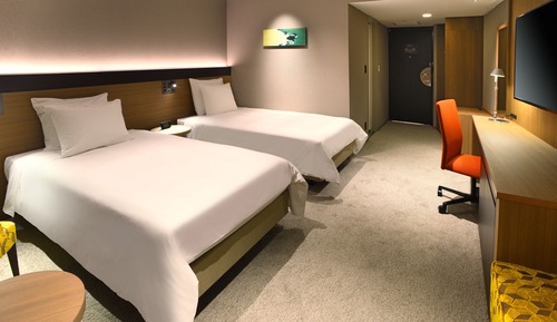 Chambre Standard, 2 lits une place (Mid Floor)