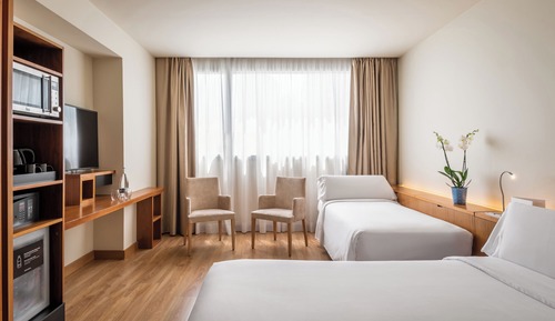 Chambre Standard Double ou avec lits jumeaux (With extra bed)