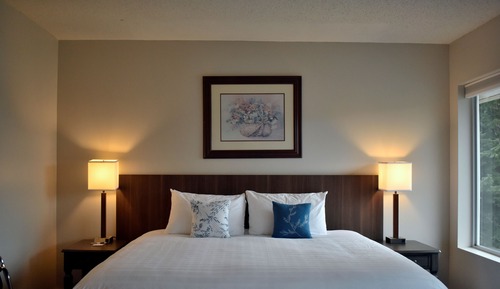 Chambre Deluxe, 1 très grand lit, coin cuisine, vue plage