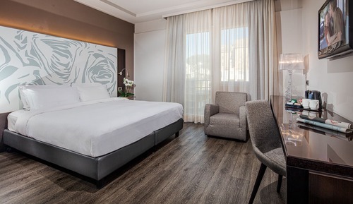 Chambre Supérieure Double ou avec lits jumeaux, vue jardin