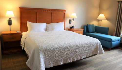 Chambre, 1 très grand lit, accessible aux personnes à mobilité réduite, non-fumeurs