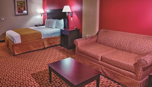 Chambre, 1 très grand lit, non-fumeurs (Mobility,Hearing,Tub w/Grab Bars)