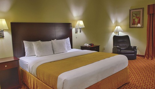 Chambre, 1 très grand lit, non-fumeurs (Mobility,Hearing,Tub w/Grab Bars)