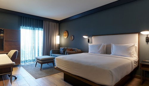 Chambre, 1 très grand lit