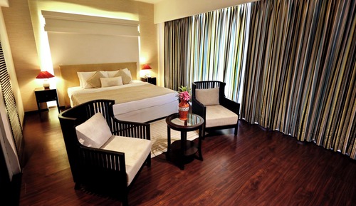 Chambre Exécutive, 1 chambre, balcon, vue plage