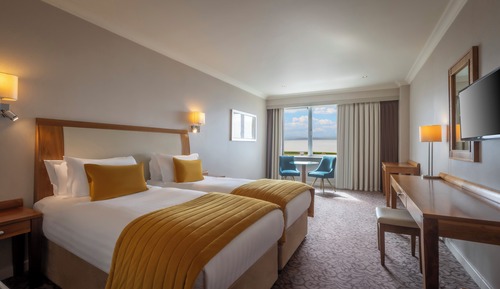 Chambre Deluxe avec lits jumeaux, vue mer