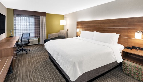 Chambre Standard, 1 très grand lit, accessible aux personnes à mobilité réduite (Accessible Tub)