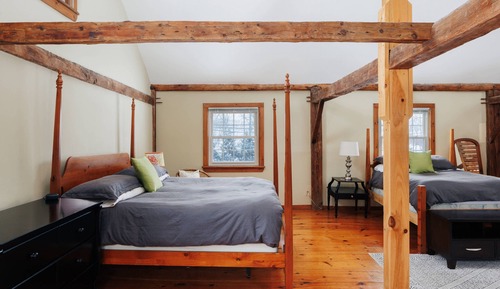 Chambre, salle de bains attenante (Carriage House)