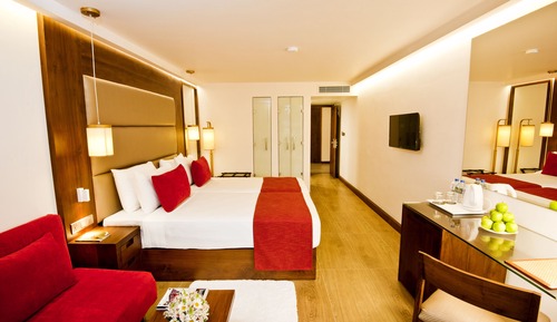 Chambre Deluxe Double ou avec lits jumeaux, vue piscine