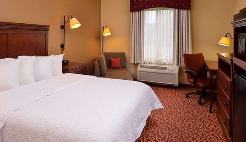 Chambre, 1 grand lit, accessible aux personnes à mobilité réduite (Roll-in Shower)