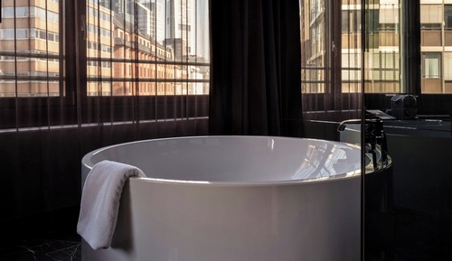 Chambre Deluxe, 1 très grand lit, non-fumeurs, vue ville
