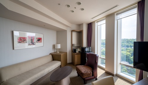 Chambre Deluxe, 1 très grand lit et 1 canapé-lit, non-fumeurs