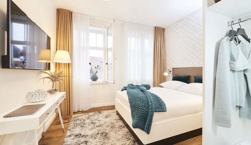 Appartement, 1 grand lit, non-fumeurs, vue ville (S)