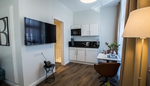 Appartement, 1 grand lit, non-fumeurs, vue ville (L)