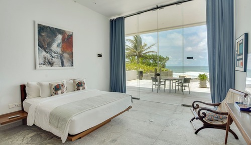 Suite Studio Luxe, 1 très grand lit, vue mer
