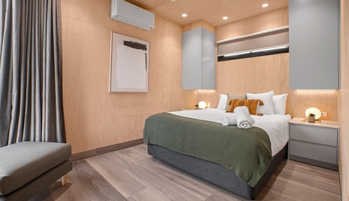 Cabane, 1 chambre, vue baie