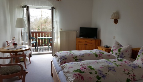 Chambre Double, balcon