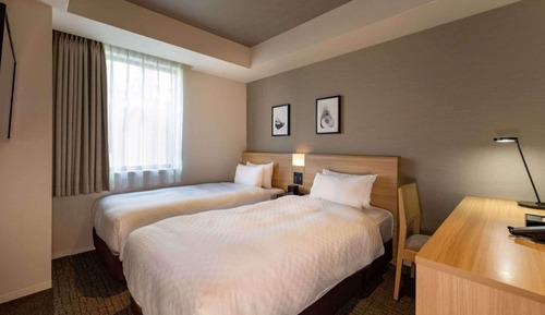 Chambre Standard, 2 lits une place, non-fumeurs, réfrigérateur