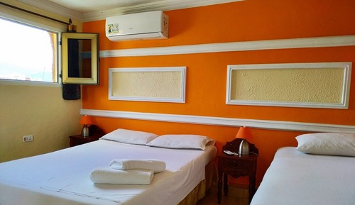 Chambre Double Ville, terrasse, dans la tour