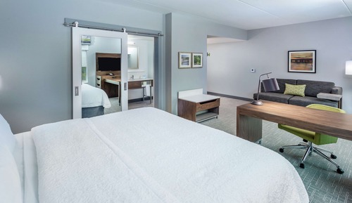 Chambre, 1 très grand lit (Roll-In Shower, Mobility & Hearing)