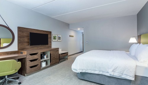 Chambre, 1 très grand lit (Roll-In Shower, Mobility & Hearing)
