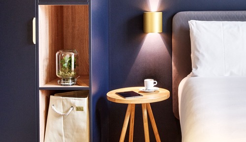 Suite Studio, 1 grand lit, baignoire accessible aux personnes à mobilité réduite, cuisine