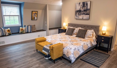 Suite Luxe, 1 très grand lit, vue lac