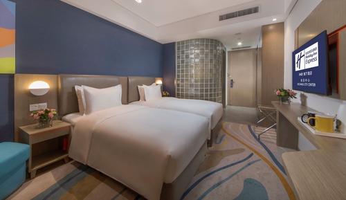 Chambre Standard, 2 lits une place, vue ville