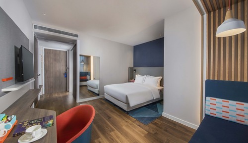 Chambre Standard, 1 grand lit, accessible aux personnes à mobilité réduite