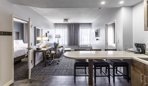 Suite, 2 chambres, accessible aux personnes à mobilité réduite, cuisine (Communications)