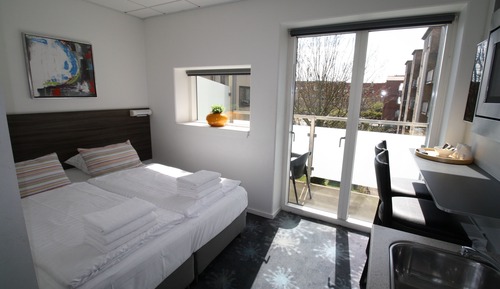 Chambre Double, balcon