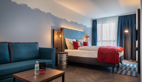 Chambre Premium, 1 grand lit et 1 canapé-lit
