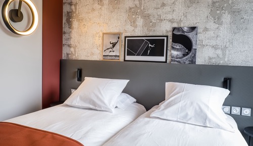 Chambre Standard, 2 lits une place, non-fumeurs