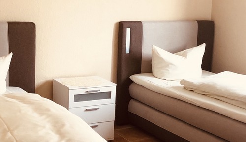 Chambre avec lits jumeaux