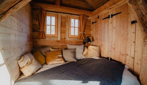 Cottage Standard, salle de bains privée, vue montagne (Cabane couple)