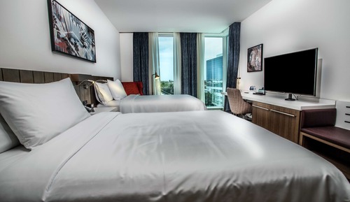 Chambre, 2 grands lits