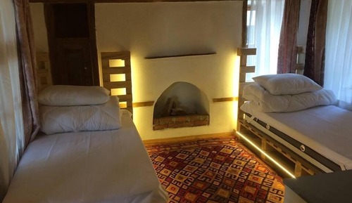 Chambre Classique avec lits jumeaux, 2 lits une place, vue jardin