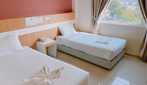 Chambre avec lits jumeaux