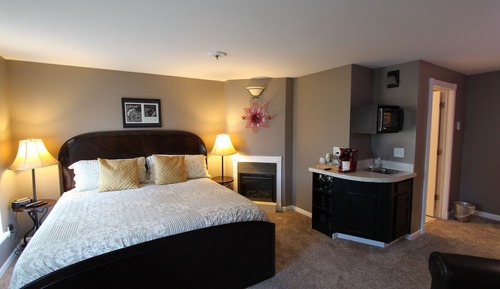 Chambre Deluxe, 1 très grand lit et 1 canapé-lit, non-fumeurs, vue ville