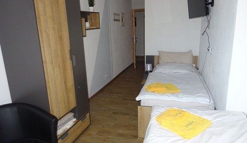 Chambre Classique avec lits jumeaux, 2 lits une place, non-fumeurs, salle de bains privée