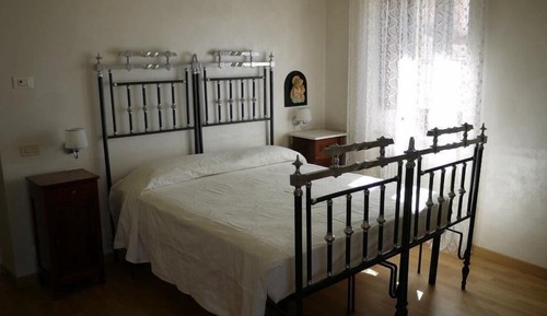 Chambre Quadruple, salle de bains attenante, vue montagne