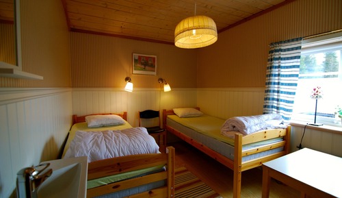 Chambre Double, salle de bains commune