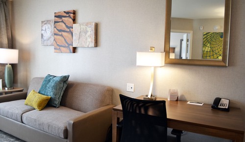Suite, 1 chambre, baignoire accessible aux personnes à mobilité réduite, cuisine (Comm, Access Tub)