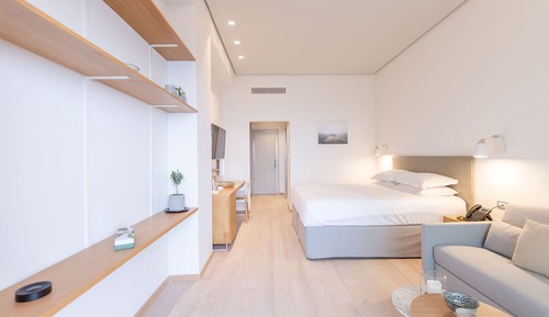 Chambre Triple Supérieure, balcon, vue mer