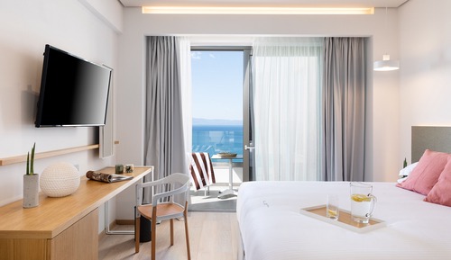 Chambre Double Supérieure, balcon, vue mer