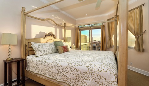 Suite Deluxe, 1 très grand lit, baignoire à jets, vue océan