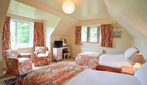 Chambre Confort Double ou avec lits jumeaux, 1 chambre, vue jardin