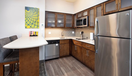 Suite Studio, 1 grand lit, accessible aux personnes à mobilité réduite (Mobility, Accessible Tub)