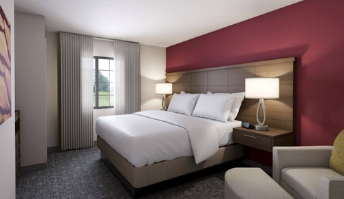 Suite Studio, 1 très grand lit, accessible aux personnes à mobilité réduite (Hearing Accessible)